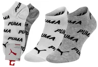 Skarpetki damskie - PUMA  SKARPETKI STOPKI 2 PARY WHITE/GREY 907947 02 - Rozmiar: 43-46 - miniaturka - grafika 1