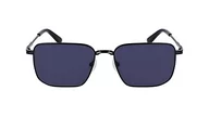 Okulary przeciwsłoneczne - Calvin Klein CK23101S Okulary Przeciwsłoneczne Black/Blue 55/18/145 uomo - miniaturka - grafika 1