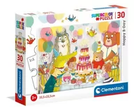 Puzzle - Clementoni Puzzle 30 Super Kolor Happy B-Day! - - miniaturka - grafika 1