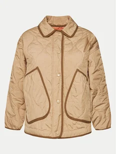 Deha Kurtka przejściowa D02592 Beżowy Comfort Fit - Kurtki damskie - miniaturka - grafika 1