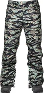 Spodenki męskie - L1 Premium Goods męskie spodnie snowboardowe Brigade Panrt '21 wodoodporne, oddychające spodnie snowboardowe dla mężczyzn Tiger Camo 50 m - miniaturka - grafika 1