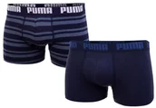 Pozostała odzież narciarska - Puma Bokserki Męskie 2 Pary Boxers Navy 907838 04 - Rozmiar: S - miniaturka - grafika 1