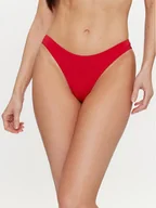 Stroje kąpielowe - Tommy Hilfiger Dół od bikini UW0UW05304 Czerwony - miniaturka - grafika 1