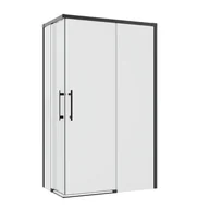 Kabiny prysznicowe - Kabina prysznicowa prostokątna Remix 120 x 70 x 195 cm czarna Sensea - miniaturka - grafika 1