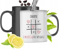 Kubki - KUBEK MAGICZNY DLA CHŁOPAKA ZMIENIAJĄCY KOLOR z Nadrukiem ze Zdjęciem + Opakowanie na prezent (wzór 01) - miniaturka - grafika 1