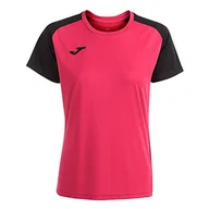 Koszulki i topy damskie - Joma Damska koszulka Academy Iv Fuksja - Czarny XL - miniaturka - grafika 1