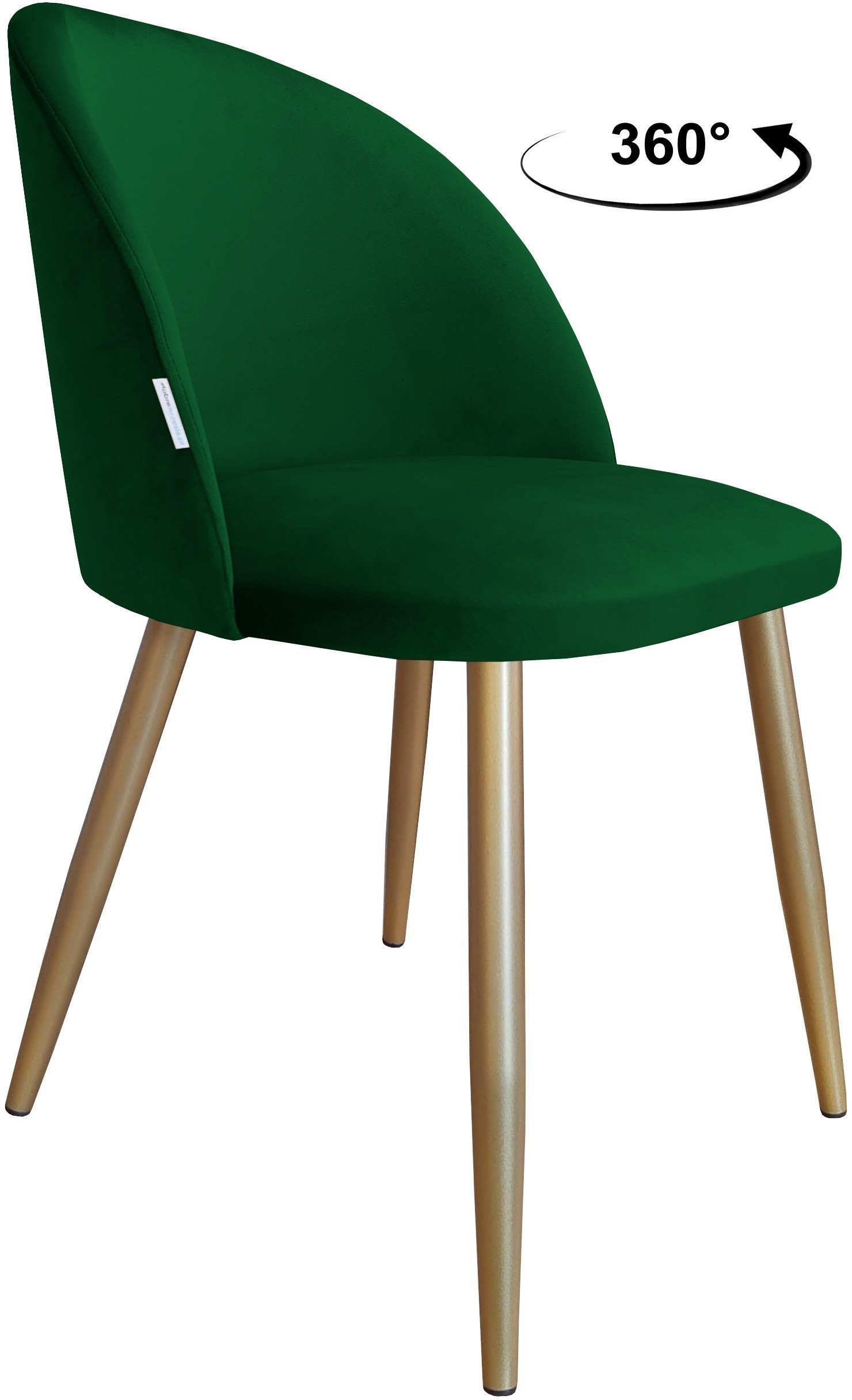 Krzesło obrotowe Colin podstawa złota MG25