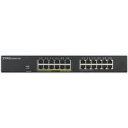 Switche - Zyxel Przełącznik GS1900-24EP-EU0101F 24xGbE L2 12xPoE Rack 130W - miniaturka - grafika 1