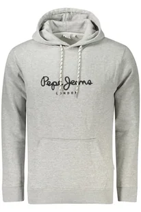PEPE JEANS MĘSKA BLUZA Z ROZPINANYM NA ZAMEK SZARY - Pepe Jeans - Bluzy męskie - miniaturka - grafika 1