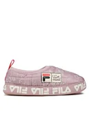 Buty dla dziewczynek - Fila Kapcie Wb Comfider Kids FFK0089.40024 Różowy - miniaturka - grafika 1