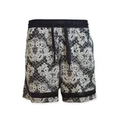 Spodenki męskie - Spodenki damskie Nike Fly Crossover AOP Shorts Black/Light Bone - DC0869-010-XS - miniaturka - grafika 1