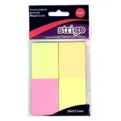 Artykuły biurowe - Strigo Karteczki samoprzylepne 50x38mm 200K STRIGO - miniaturka - grafika 1