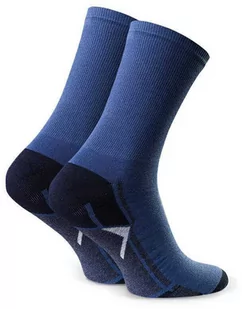 Skarpety sportowe długie art. 057 B341 jeans - Skarpetki damskie - miniaturka - grafika 1