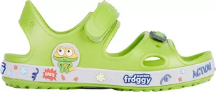 Sandały dla dzieci Coqui Yogi zielone 8861-632-1546A-20-21 - Moda i Uroda OUTLET - miniaturka - grafika 1
