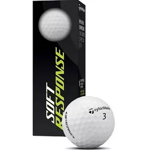 Piłki golfowe TAYLOR MADE Soft Response, 3 szt. (białe) - Golf - miniaturka - grafika 1