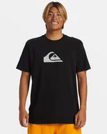 Koszulki męskie - Quiksilver koszulka męska bawełniana z krótkim rękawem czarna - XXL - miniaturka - grafika 1