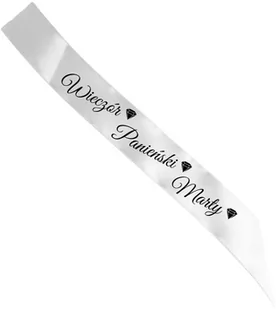 Szarfa personalizowana z imieniem na Wieczór Panieński - 140 cm - 1 szt. - Wieczór panieński i kawalerski - miniaturka - grafika 1