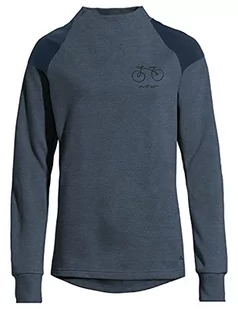 Vaude Damska bluza Cyclist niebieski Dark Sea 46 42506 - Bluzy damskie - miniaturka - grafika 1