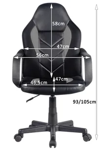 FOTEL GAMINGOWY F4G FG-C18 NIEBIESKI - Fotele - miniaturka - grafika 5