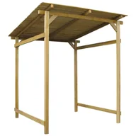 Akcesoria kominkowe - vidaXL Garden Wiata ogrodowa, impregnowana sosna, 170x200x200 cm vidaXL - miniaturka - grafika 1