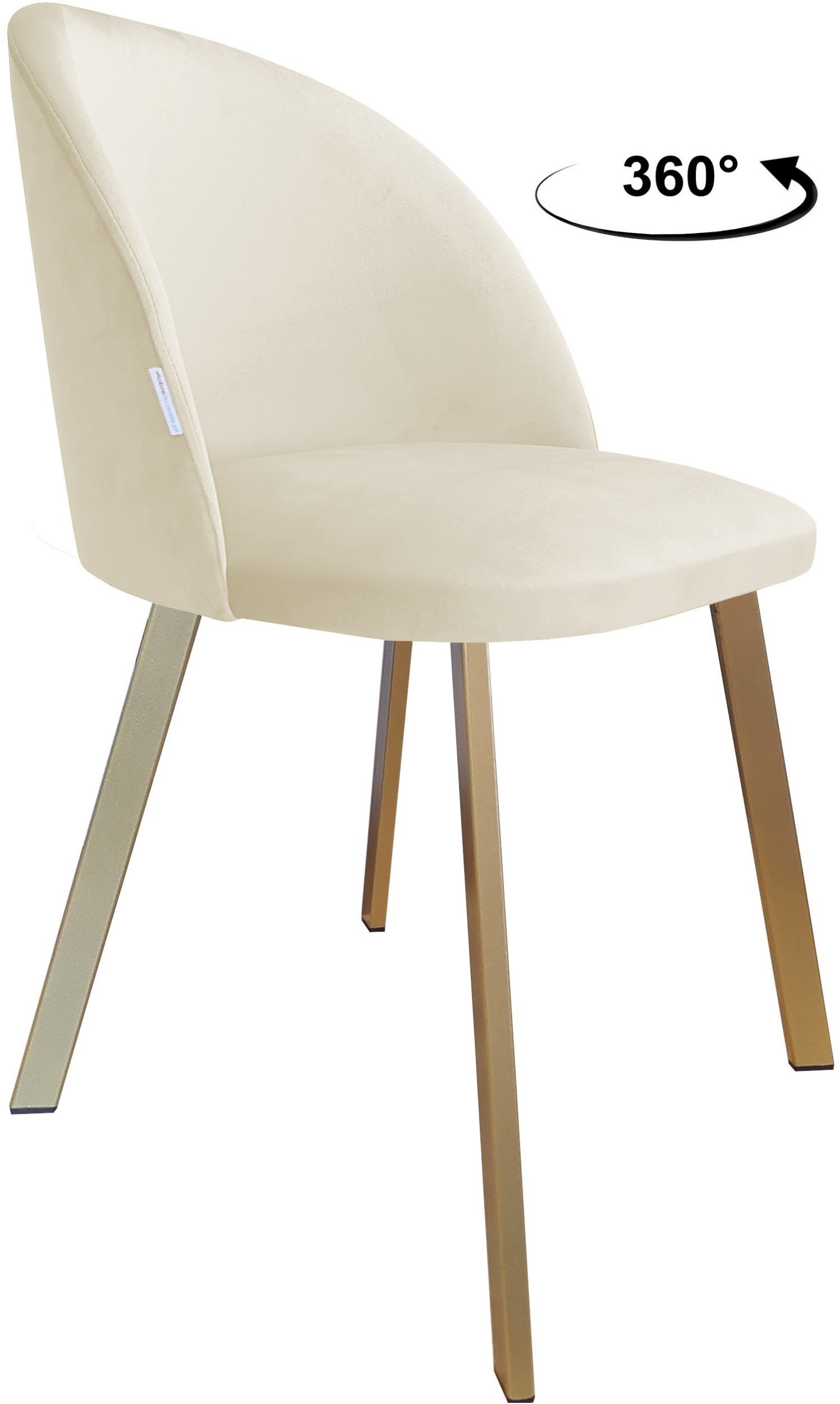 Krzesło obrotowe Colin podstawa Profil złota MG50