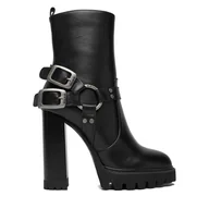 Botki damskie - Botki G-Star Raw EO-LING-LT2560-227 Czarny - miniaturka - grafika 1