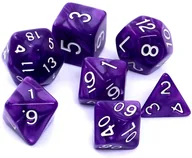 Akcesoria do gier planszowych - Rebel Komplet kości RPG - Perłowe - Fioletowe - miniaturka - grafika 1