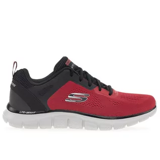 Sneakersy męskie - Buty Skechers Track-Broader 232698RDBK - czerwono-czarne - grafika 1