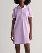 Sukienki - GANT Sukienka damska Sunfaded SS Polo Pique, Soothing Lilac, Standard, Soothing Lilac, L - miniaturka - grafika 1