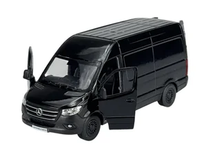 KINSMART MERCEDES-BENZ SPRINTER W907 W910 CZARNY 1:48 BEZ PUDEŁKA KT5426 - Samochody i pojazdy dla dzieci - miniaturka - grafika 1