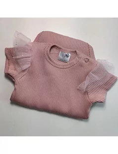 Baby in world Body niemowlęce z krótkim rękawem Harmony Girl Blush, Rozmiar: 80/86 - Body dla niemowląt - miniaturka - grafika 1