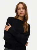 Swetry damskie - Vero Moda Sweter Gold Art 10332206 Czarny Regular Fit - miniaturka - grafika 1