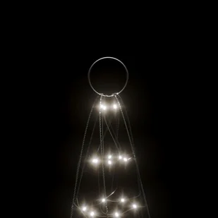 Choinka z lampek, na maszt, 200 zimnych białych LED, 180 cm Lumarko! - Oświetlenie świąteczne Choinka z lampek, na maszt, 200 zimnych białych LED, 180 cm Lumarko! - Oświetlenie świąteczne - miniaturka - grafika 7