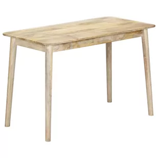 vidaXL Stół jadalniany, 115 x 60 x 76 cm, lite drewno mango - Stoły - miniaturka - grafika 1
