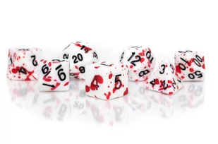 Kostki RPG Krwawe Morderstwo Zestaw 7 Kości Kostek - Gry planszowe - miniaturka - grafika 1