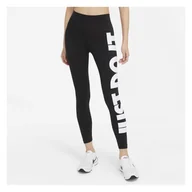 Legginsy - Damskie Legginsy NIKE W NSW ESSNTL GX HR LGGNG JDI CZ8534-010 – Czarny - miniaturka - grafika 1