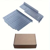 Inne - TEMU Zestaw szablonów do uchwytów szafek, plastikowy szablon do montażu uchwytów do drzwi i szuflad, narzędzie do obróbki drewna do montażu uchwytów - miniaturka - grafika 1