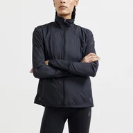 Kurtki i kamizelki sportowe damskie - Damska Kurtka CRAFT ADV ESSENCE WIND JACKET W 1911241-999000 – Czarny - miniaturka - grafika 1