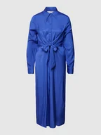 Sukienki - Sukienka lniana z efektem błyszczącym model ‘JAQUELINE’ - miniaturka - grafika 1