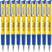 Długopisy - 10x Długopis automatyczny w gwiazdki Sunny - niebieski - miniaturka - grafika 1