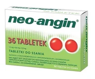 Przeziębienie i grypa - Divapharma Neo-Angin z cukrem 36 szt. - miniaturka - grafika 1