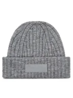 Czapki damskie - Tommy Hilfiger Czapka Twist AW0AW15325 Szary - miniaturka - grafika 1
