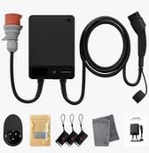 Ładowarki do samochodów elektrycznych - Ładowarka Stacjonarna ładowarka wallbox d EV 22kW Typ 2 na siłę 5m - miniaturka - grafika 1