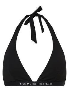 Tommy Hilfiger Damski stanik bikini - usztywniany Kobiety niebieski wypukły wzór tkaniny, M - Stroje kąpielowe - miniaturka - grafika 1