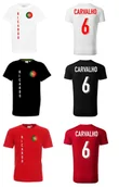 Koszulki sportowe męskie - Koszulka Portugalia RICARDO CARVALHO 6 - miniaturka - grafika 1