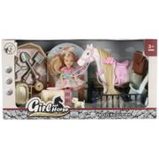 Lalki dla dziewczynek - Lalka, konik i akcesoria Mega Creative - miniaturka - grafika 1