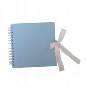 Scrapbooking - Album pamiatkowy do zdobienia NIEBIESKI- satynowy 35 kartek Galeria Papieru - miniaturka - grafika 1