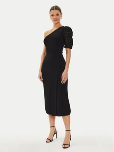 Morgan Sukienka letnia 241-RMABELA Czarny Slim Fit - Sukienki - miniaturka - grafika 1