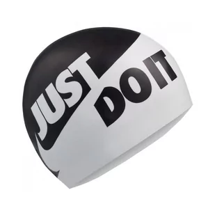Czepek pływacki unisex nike os slogan cap - Pływanie - miniaturka - grafika 1