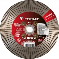 Tarcze do pił - Verto Tarcza tnąca szlifująca do ceramiki i kamienia 125mm M14F SUPRA FERRATI - miniaturka - grafika 1